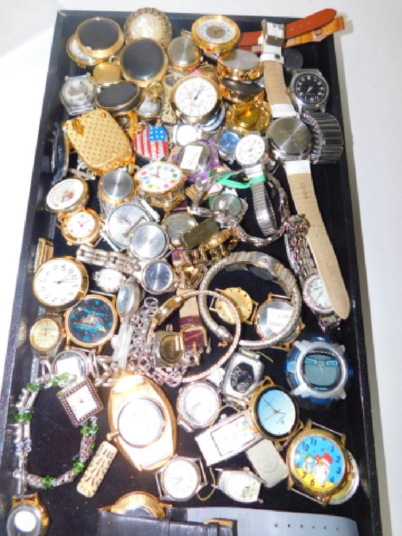 COLLECTION OF WATCHES: WATCHES AND WATCH FACES
