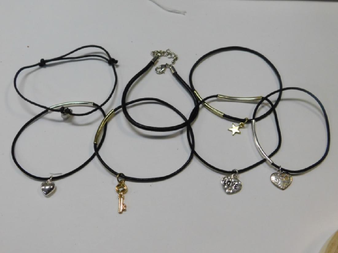 COLLECTION OF COSTUME BRACELETS: SIMPLE ELEGANT BRACELETS, PERFECT FOR CHARMS!