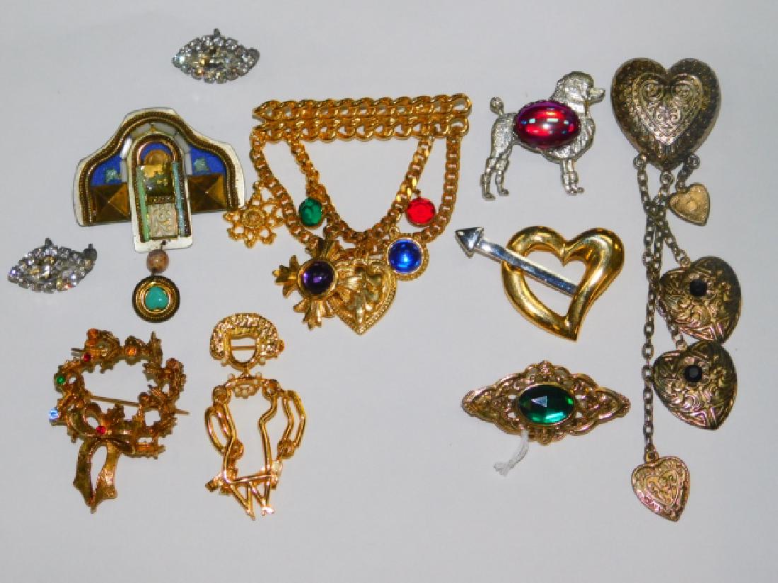 TEN COSTUME PINS (1 of 1)