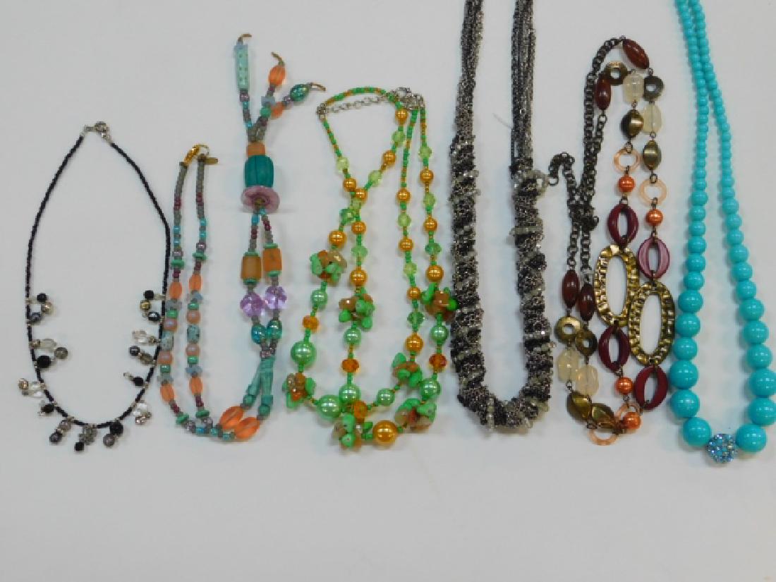 SIX COSTUME NECKLACES (1 of 2)