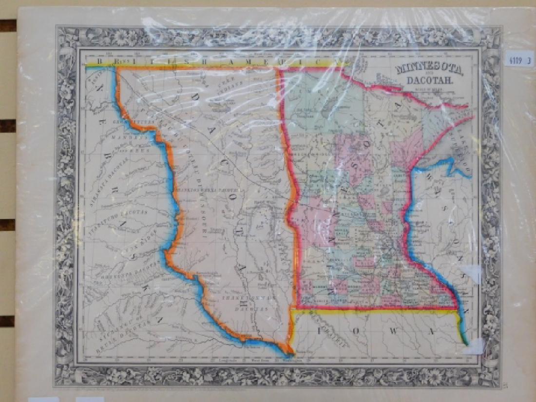 MAP OF MINNESOTA & DACOTAH (1 of 4)