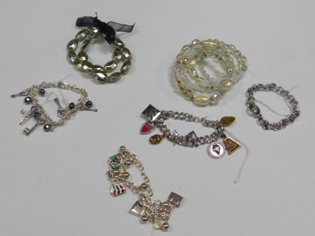SIX COSTUME BRACELETS (1 of 2)