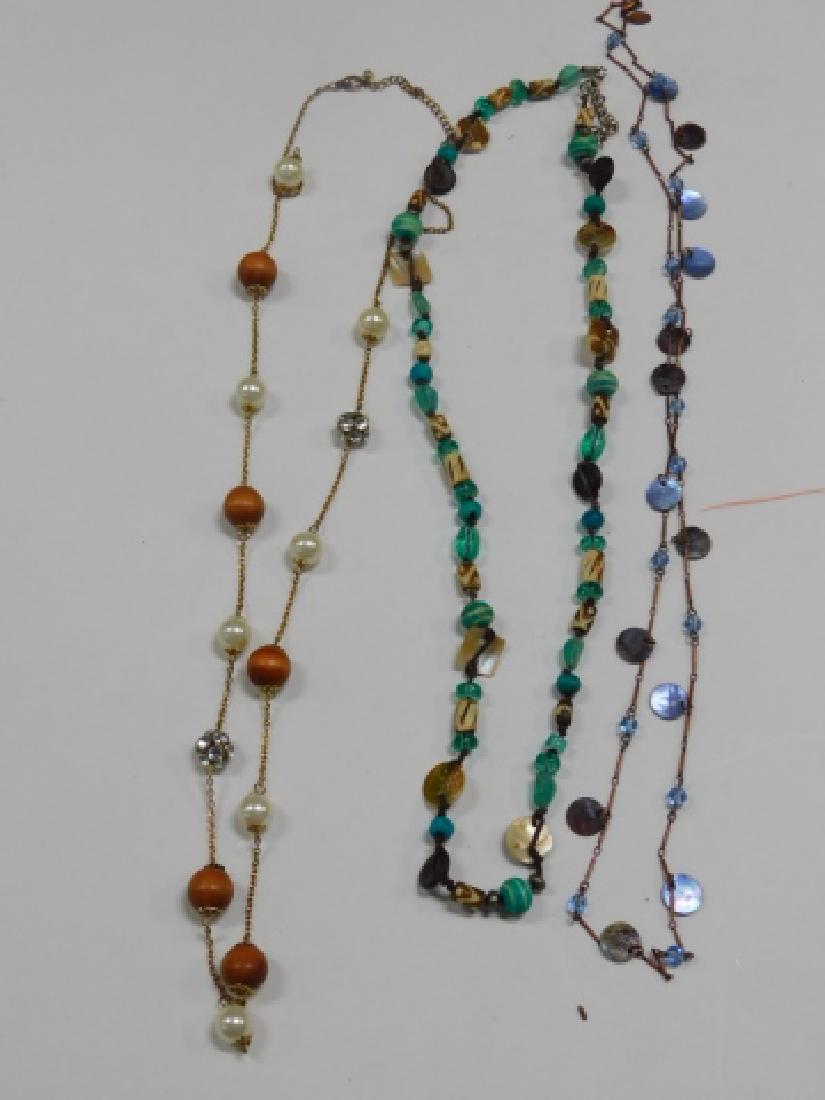 THREE COSTUME NECKLACES (1 of 1)