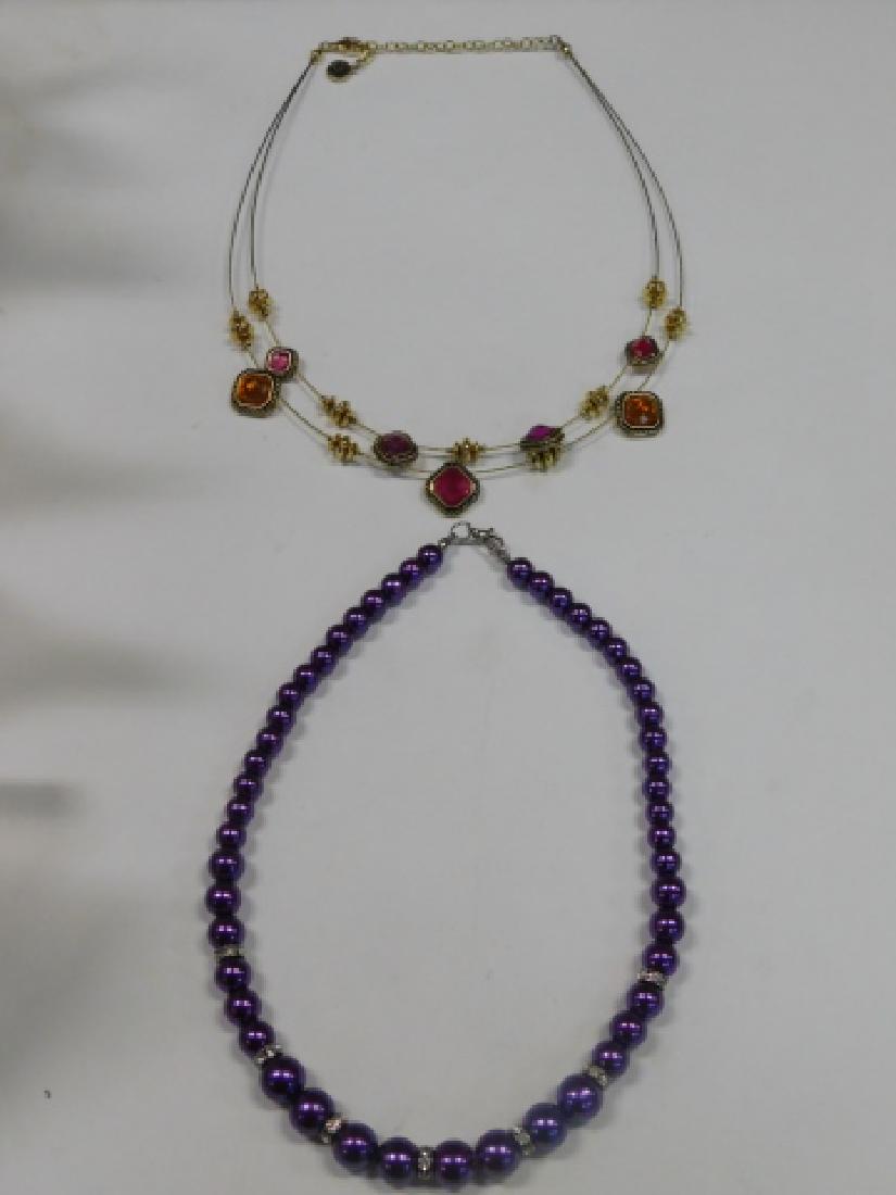 TWO COSTUME NECKLACES (1 of 2)