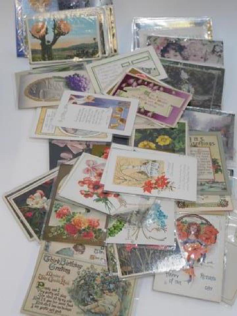 COLLECTION OF VINTAGE POSTCARDS: LOVELY COLLECTION OF VINTAGE POSTCARDS
