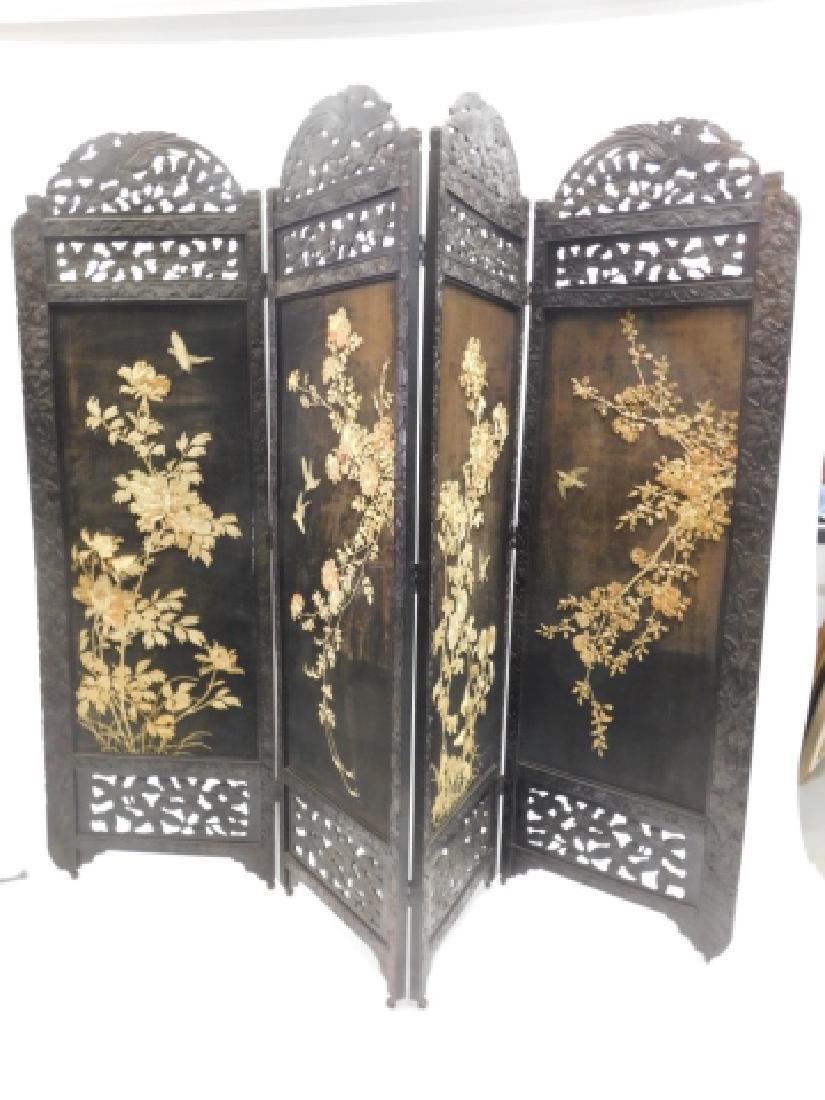 4 PANEL ORIENTAL SCREEN