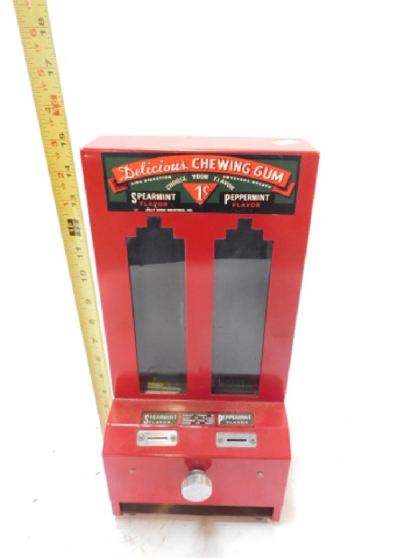 GUM DISPENSING MACHINE: 15" TALL