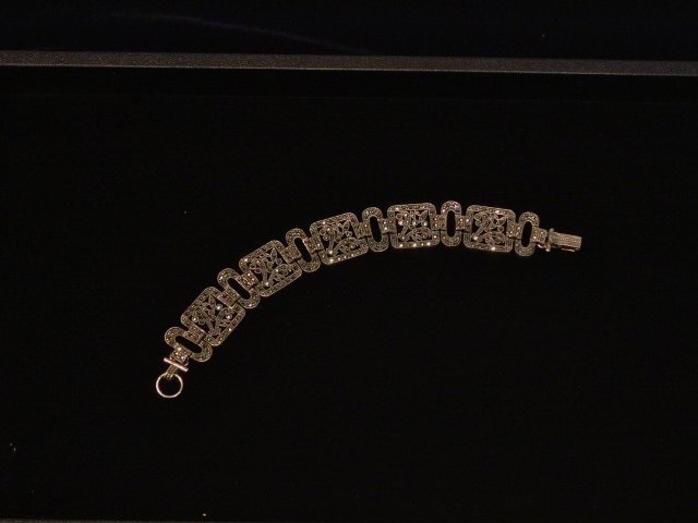 Sterling Marcasite Bracelet