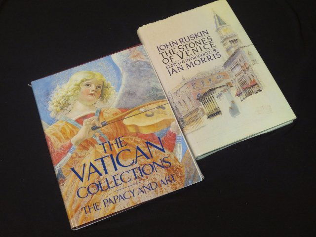2 Italian Art Books: The Stones of Venice; John Ruskin. The Vatican Collection; Harry Abrams