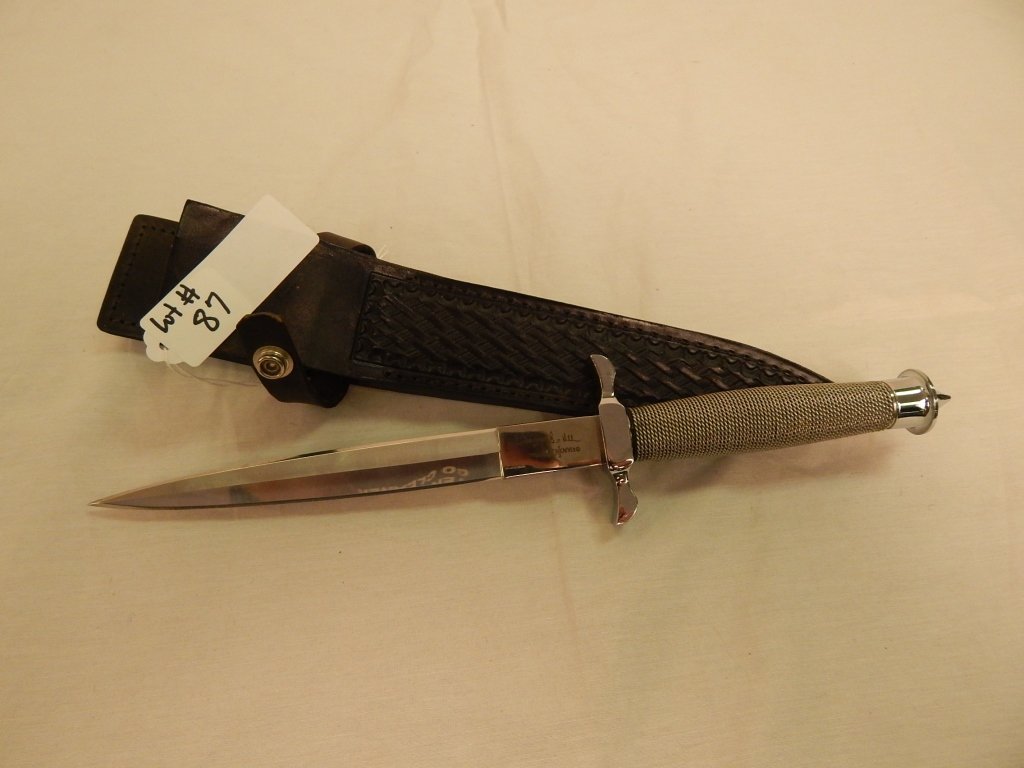 Stainless steel knife Gil Hill: Stainless steel dagger gil hill hibbon knife