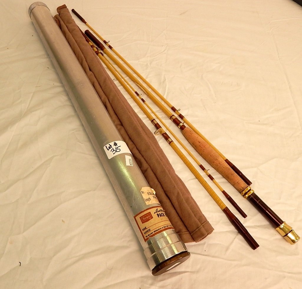 fishing pole: Ted Williams pack rod, 7'9" with aluminum case