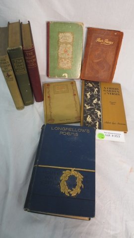 LOT EDGAR ALLAN POE AND OLD POETRY BOOKS