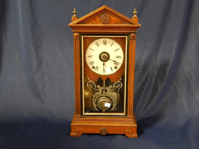 SETH THOMAS VICTORIAN MANTEL CLOCK: 20" TALL