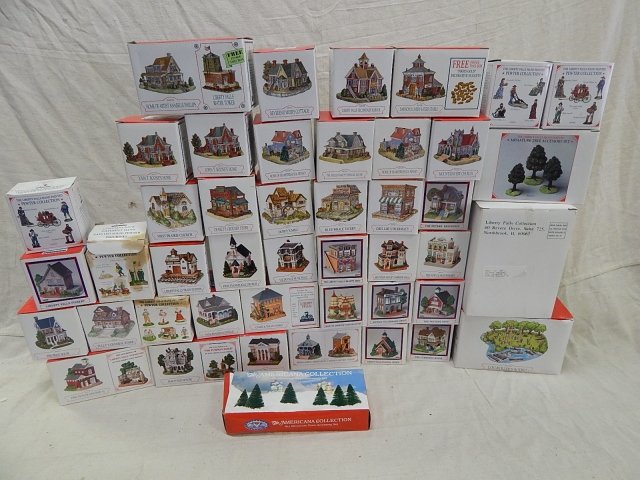 LIBERTY FALLS COLLECTION OF MINI VILLAGE OLD WEST: WHOLE VILLAGE 45 PIECES