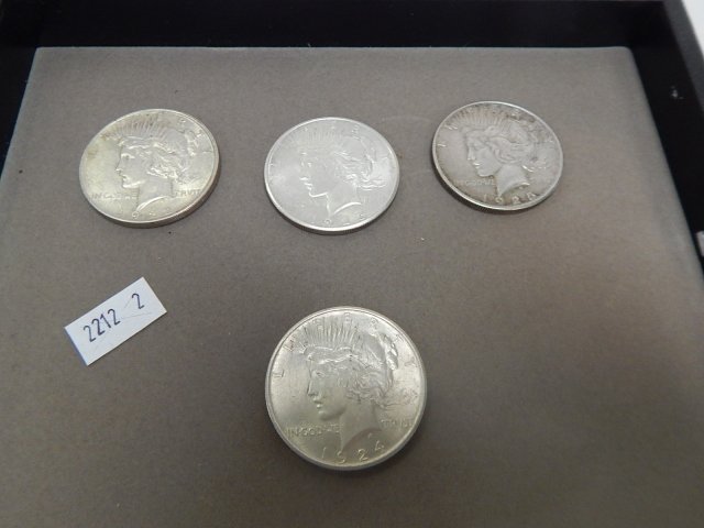 4 LIBERTY SILVER DOLLARS: 4 LIBERTY SILVER DOLLARS 1922,1924,AND 1925