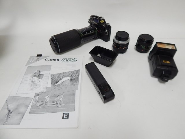 CANON  AE1 CAMERA WITH LENSES (1 of 9)