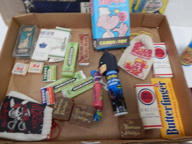 LOT OF CANDY BOXS, GUM PACKS, CANDY WRAPPERS (1 of 6)
