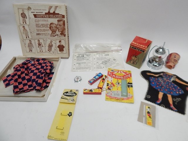 COLLECTION OF TOYS: WATCH, TONY THE TIGER, ETC.: CRIME STOPPERS, AND MORE!