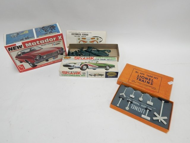 MATADOR CAR, LIONEL YARD SET, CUSTOMISING SET: IN ORIGINAL BOXES