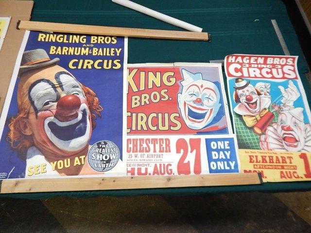 THREE CIRCUS POSTERS (1 of 6)