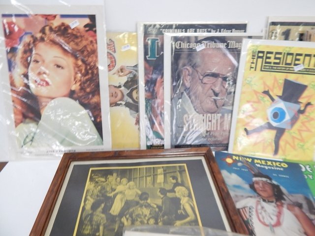 LOT OF MAGAZINES AND PHOTOS: SCREEN GUIDE, RITA HAYWORTH, TV WEEK, SHEET MUSIC, AMERICAN FLYER BOOK AND MUCH MORE!