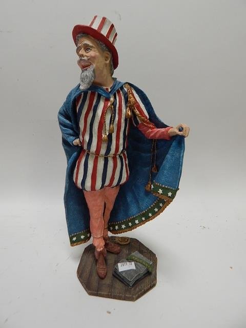 UNCLE SAM DUNCAN ROYALE FIGURE: 12" TALL