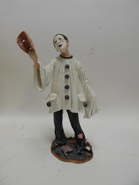 PIERROT DUNCAN ROYAL FIGURINE: 12" TALL