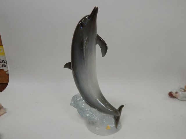 ROYAL DUX DOLPHIN: 15" TALL.