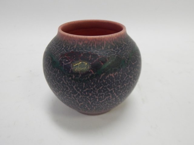 ROOKWOOD ARTIST SIGNED VASE: CHARLES STUART TODD, DATED 1920. 4 tall