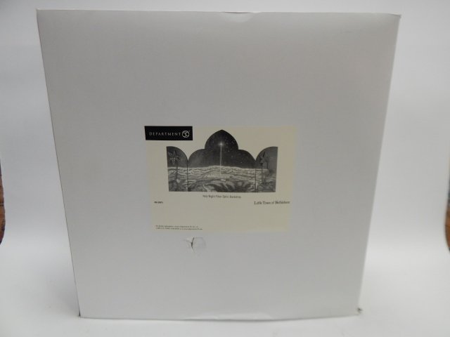 DEPT 56 LITTLE TOWN OF BETHLEHEM: HOLY NIGHT FIBER OPTIC BACK DROP. NEW IN THE BOX.