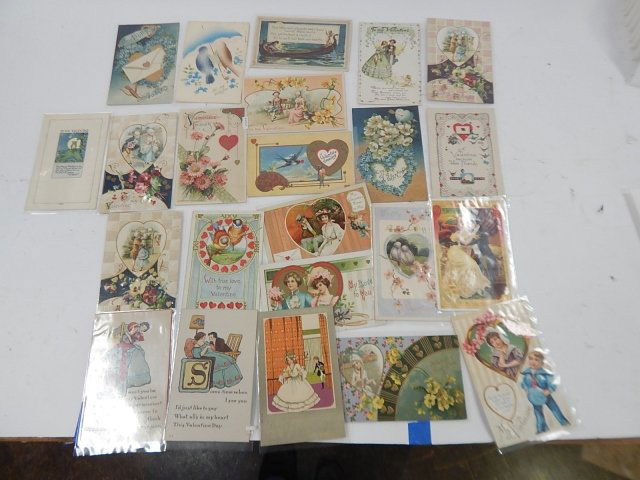23 VALENTINES POSTCARDS (1 of 1)