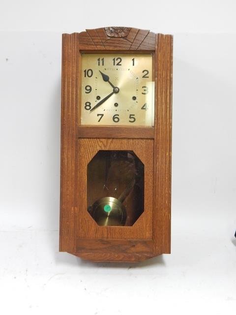 GERMAN WALL CLOCK #5: 25" TALL
