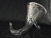 SILVER OVERLAY HORN OF PLENTY