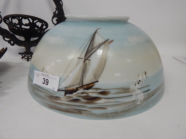 VICTORIAN PULL DOWN LIGHT FIXTURE (1 of 3)