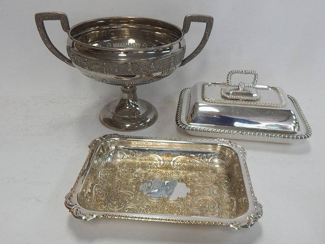 LOT OF SILVER PLATE (1 of 7)