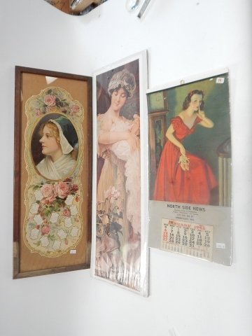 VICTORIAN CALENDARS AND PRINT (1 of 3)