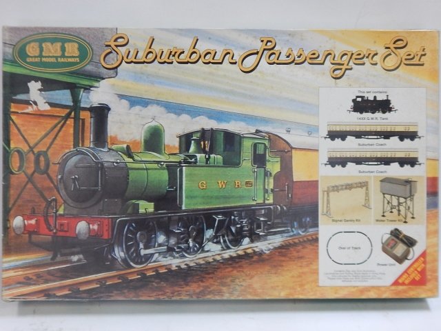 GMR HO/OO SCALE TRAIN SET: HO/OO SCALE. SUBURBAN PASSENGER SET.