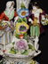 1156: MEISSEN- FIGURAL JARDINIERE- ENCRUSTED FLOWERS - 5