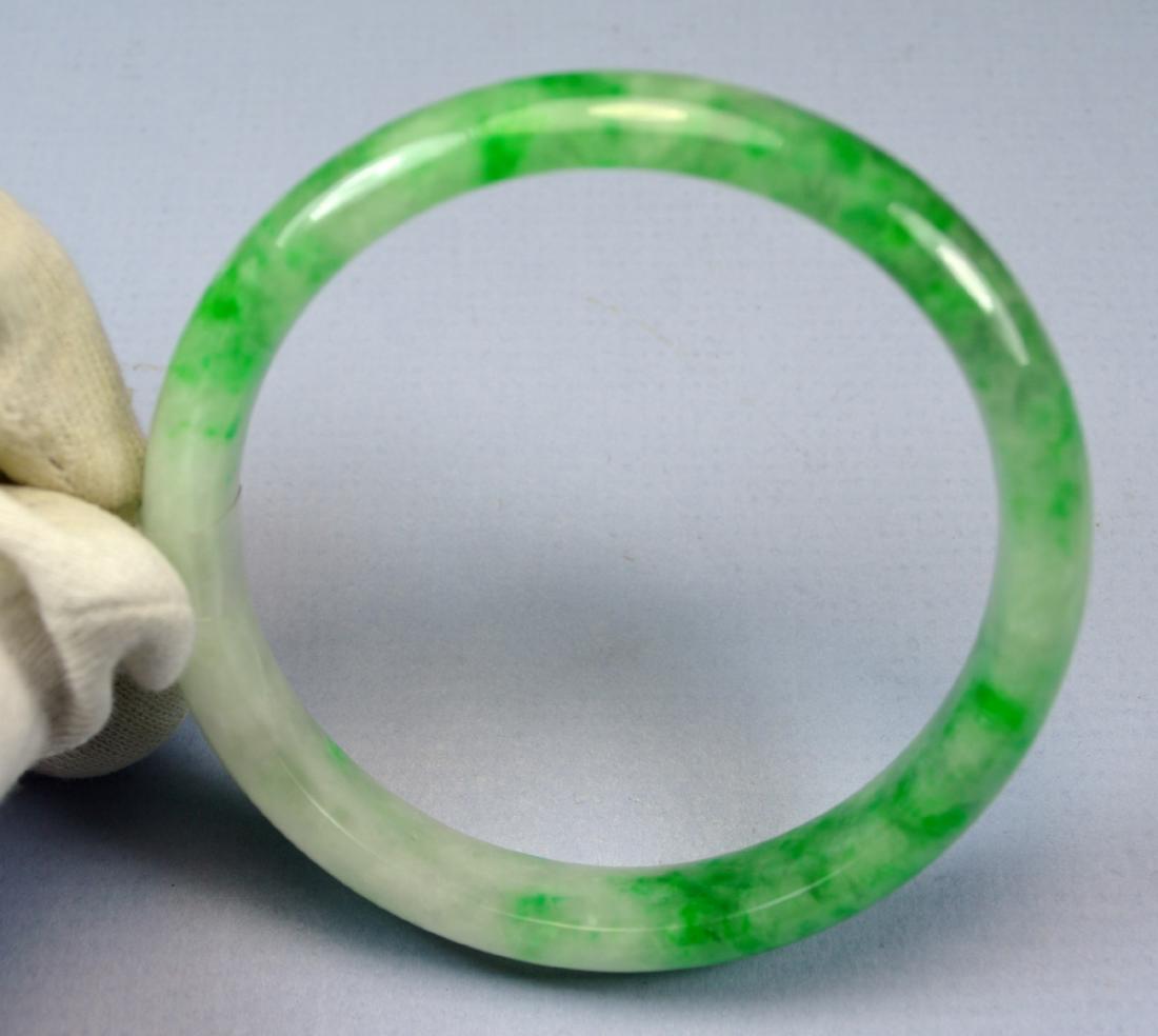 CHINESE CERTIFIED TOP CERTIFIED GREEN CARVED JADE (1 of 5)