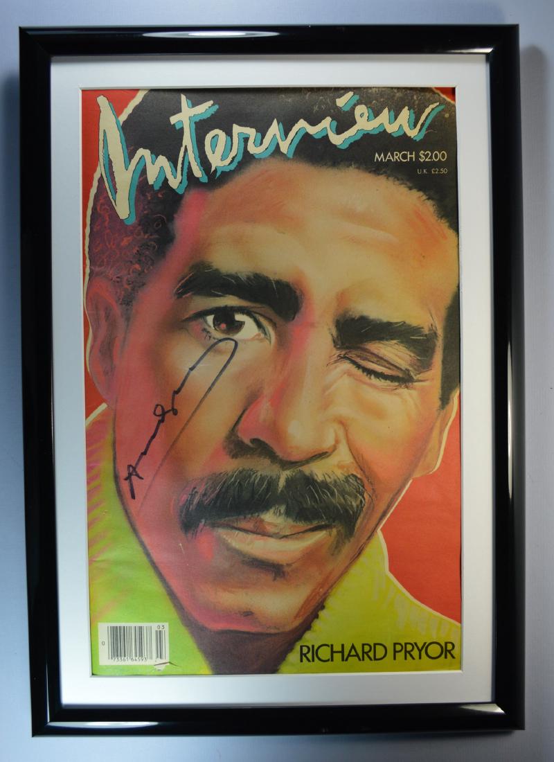 ANDY WARHOL INTERVIEW MAGAZINE - RICHARD PRYOR (1 of 2)