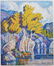 BIRGER SANDZEN (ATTR) OIL ON ACADEMY BOARD
