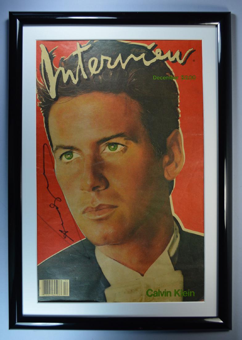 ANDY WARHOL INTERVIEW MAGAZINE - CALVIN KLEIN (1 of 2)