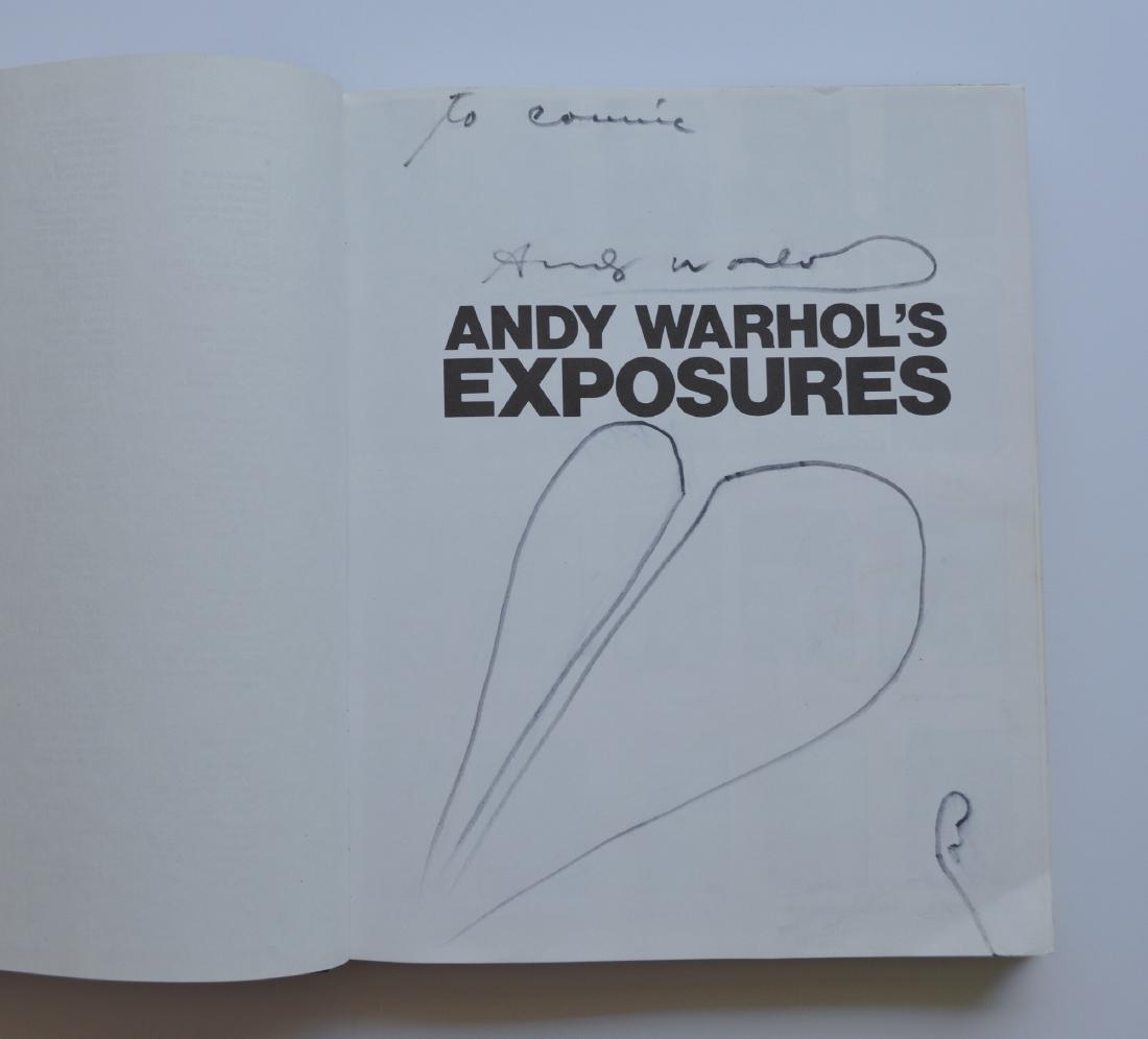 ANDY WARHOL EXPOSURES BOOK SIGNED 1979 (1 of 4)