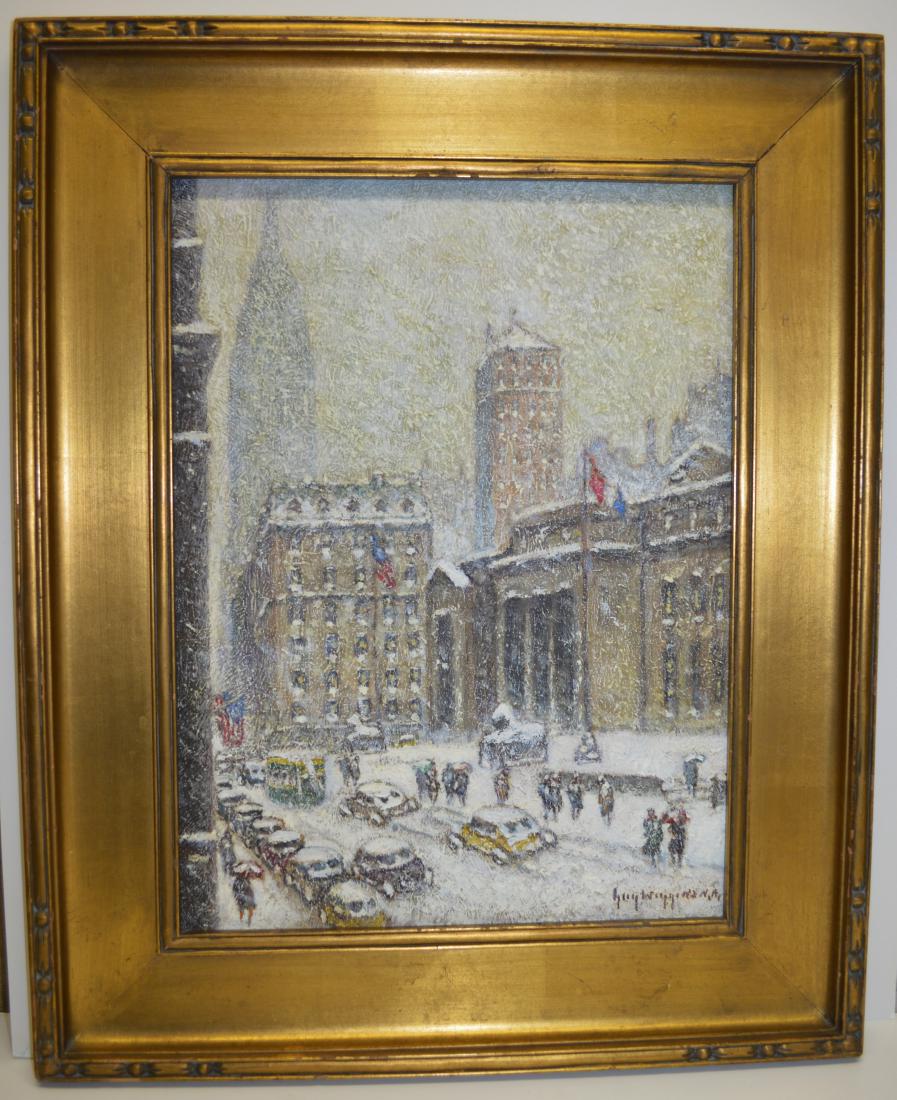 GUY WIGGINS (ATTR) OIL ON BOARD (1 of 6)