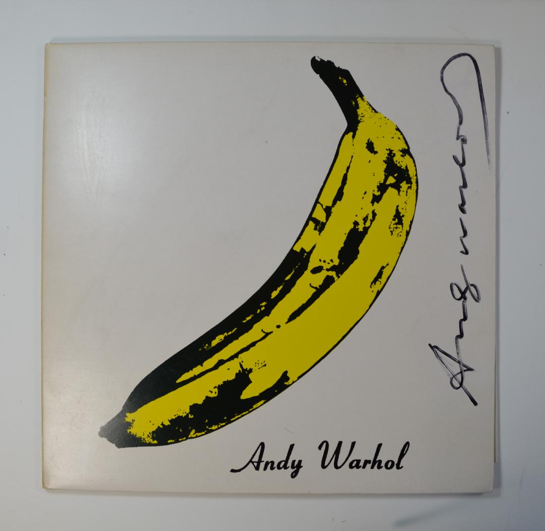 ANDY WARHOL VELVET UNDERGROUND WITH NICO LP WITH SIGNED (1 of 4)