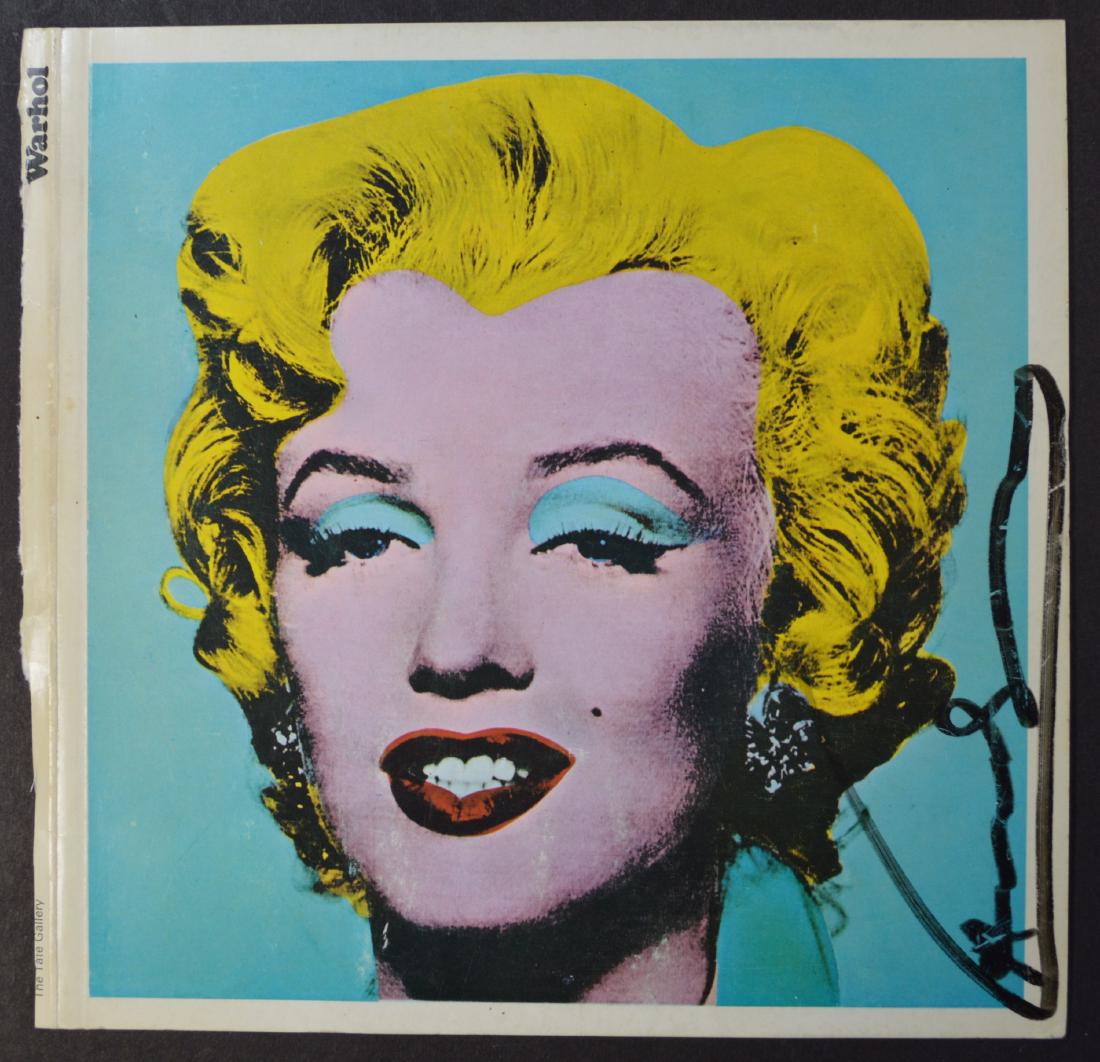 ANDY WARHOL TATE GALLERY BOOKLET COVER SIGNED WITH INK (1 of 2)