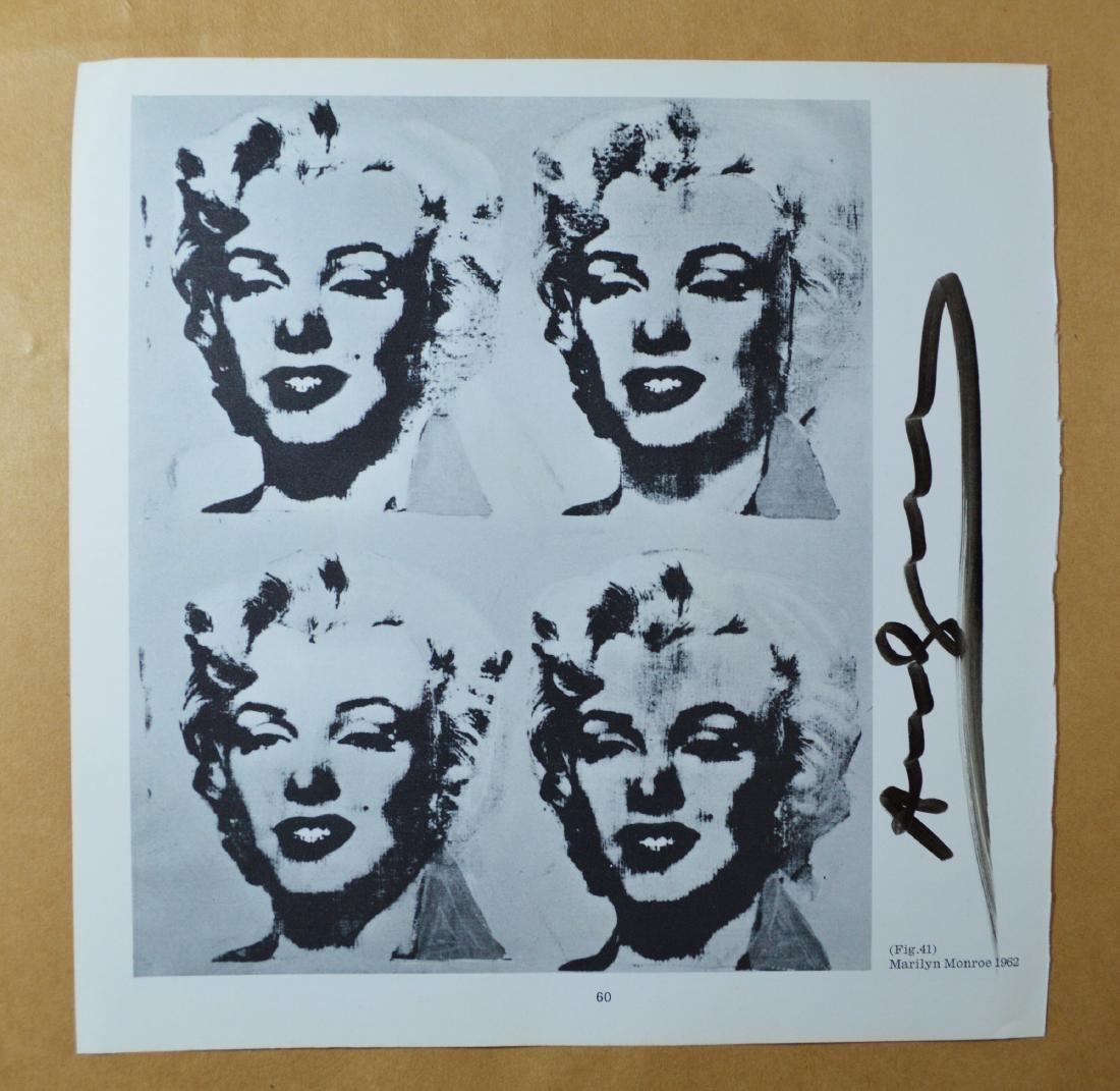 ANDY WARHOL SIGNED VINTAGE PRINT, MARILYN FOUR TIMES (1 of 1)
