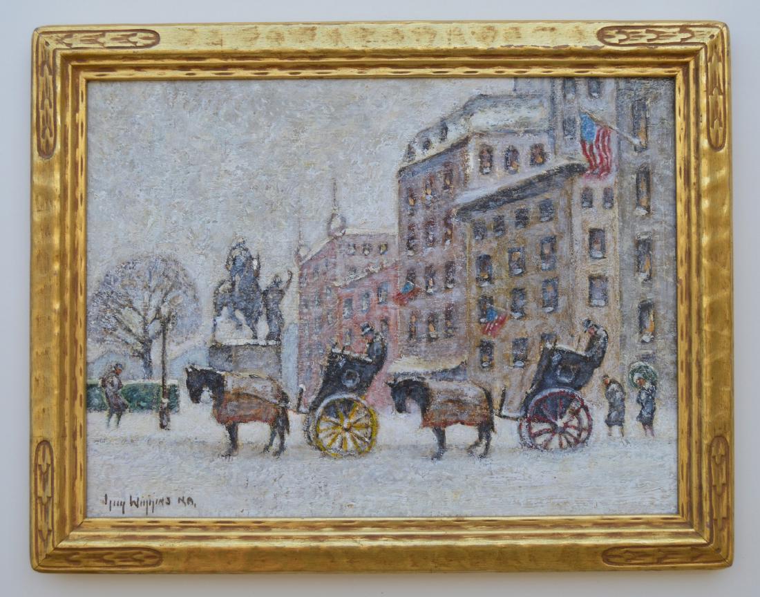 GUY WIGGINS OIL ON BOARD (1 of 5)