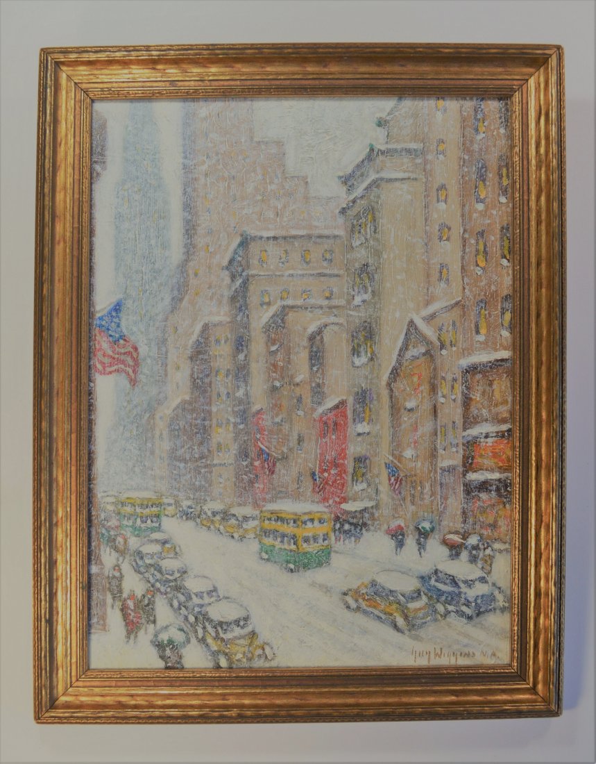 GUY WIGGINS OIL ON BOARD (ATTR) (1 of 6)