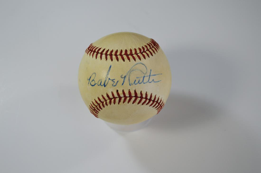 BASEBALL CIRCA 1937 BEARING THE SIGNATURE OF BABE RUTH (1 of 4)